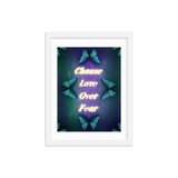 Choose love over fear quotes art