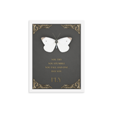 BUTTERFLY INSPIRATIONAL QUOTES WALL ART