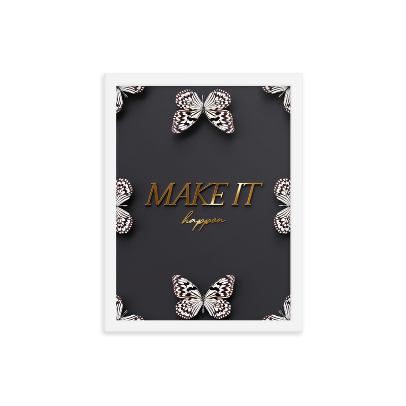 MAKE IT HAPPEN QUOTE (black)