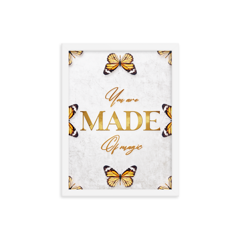 You Are Made Of Magic Quotes Wall Art