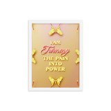 I'am Turning The Pain Into Power Affirmation Quotes Art