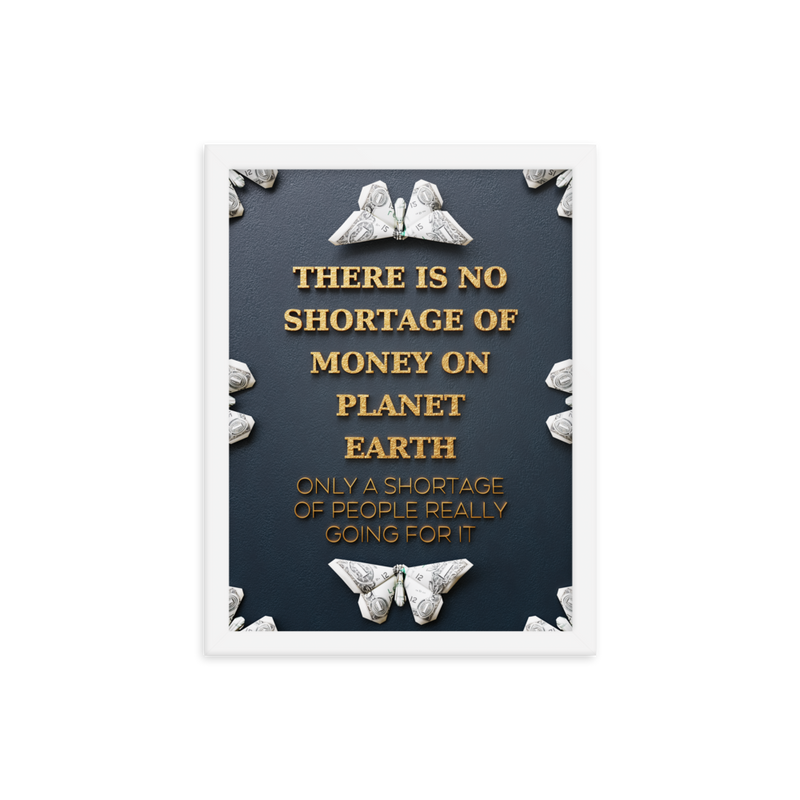 INSPIRATIONAL MONEY QUOTES WALL ART №3