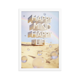 HAPPY MIND HAPPY LIFE WALL ART