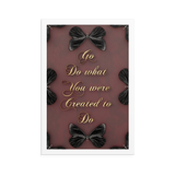 inspirational quotes Framed poster