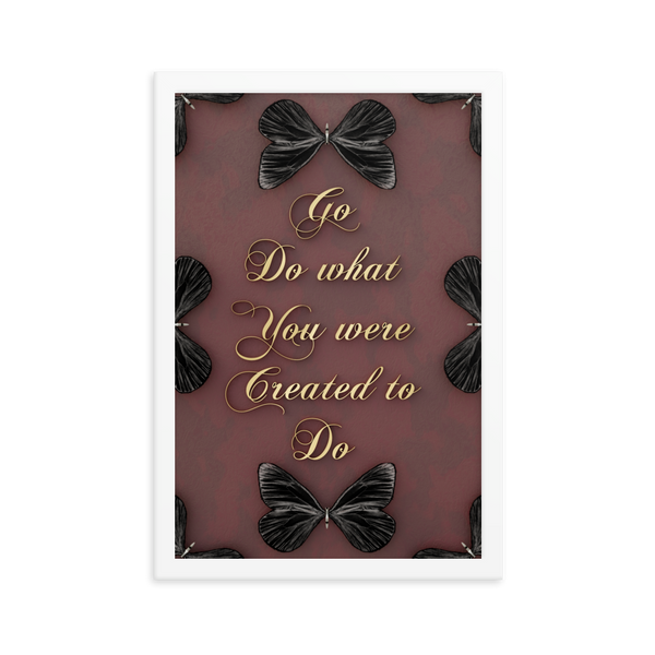 inspirational quotes Framed poster