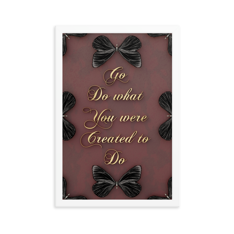 inspirational quotes Framed poster