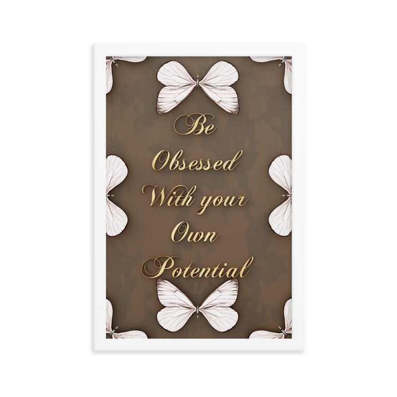 inspirational quotes Framed poster