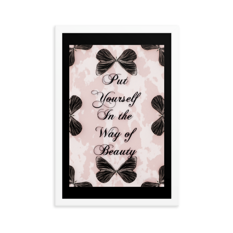 INSPIRATIONAL QUOTES FRAMED POSTER