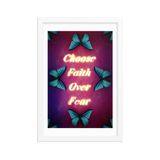 choose faith over fear quotes art