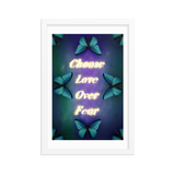 Choose love over fear quotes art