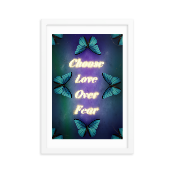 Choose love over fear quotes art