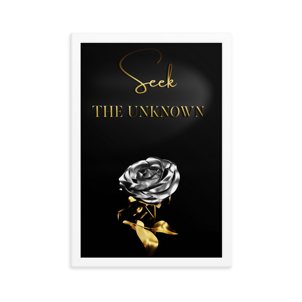 seek the unknown quotes wall art