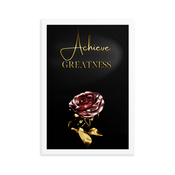 ACHIEVE GREATNESS QUOTES WALL ART