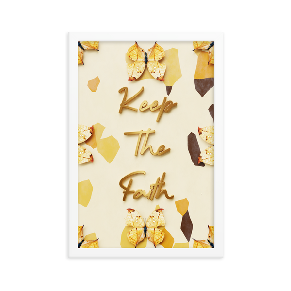 KEEP THE FAITH QUOTES WALL ART