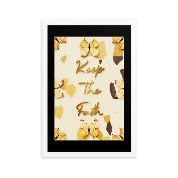 KEEP THE FAITH QUOTES WALL ART