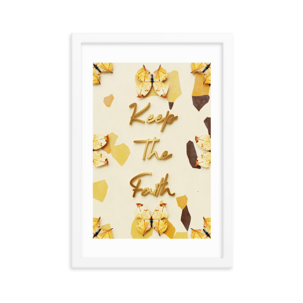 keep the faith quotes wall art