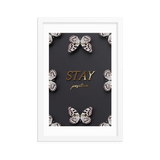 stay positive quote (black)