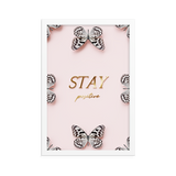 stay positive quote (pink)