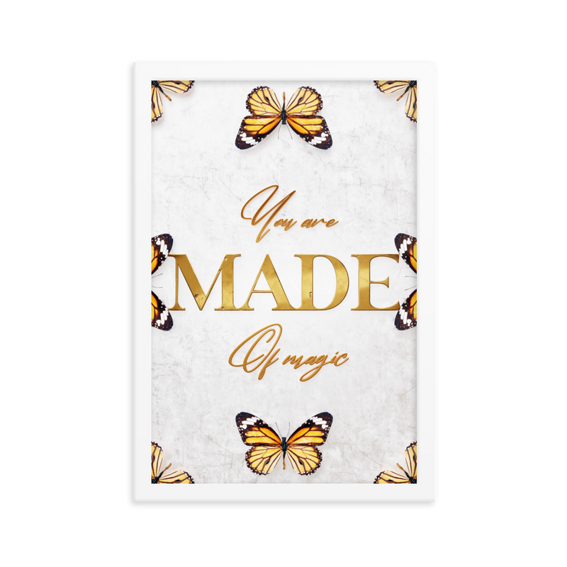 You Are Made Of Magic Quotes Wall Art