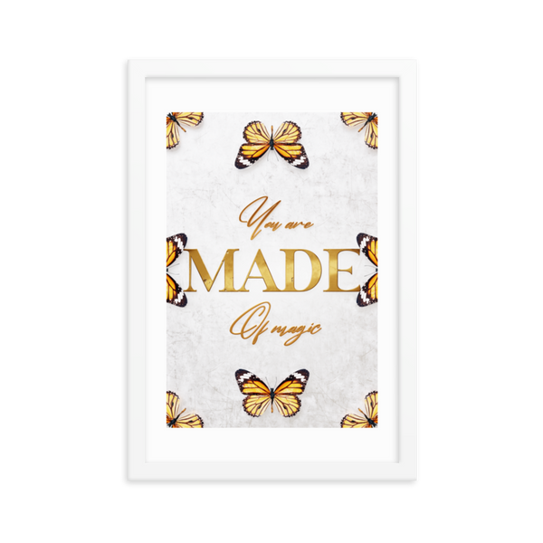 You Are Made Of Magic Quotes Wall Art