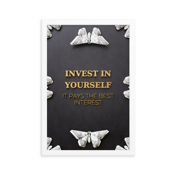 Inspirational Money Quotes Wall Art №5