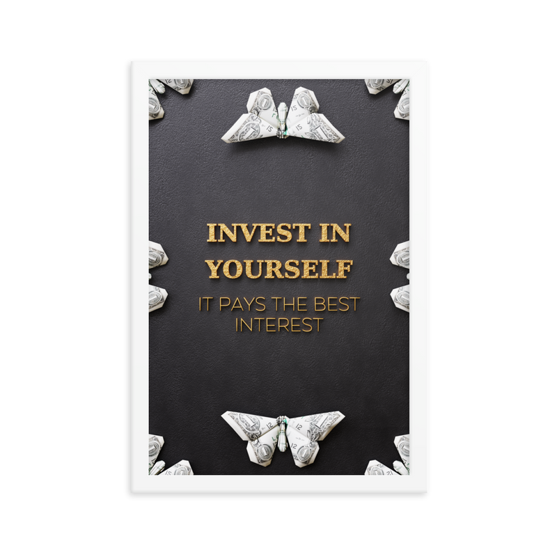 Inspirational Money Quotes Wall Art №5