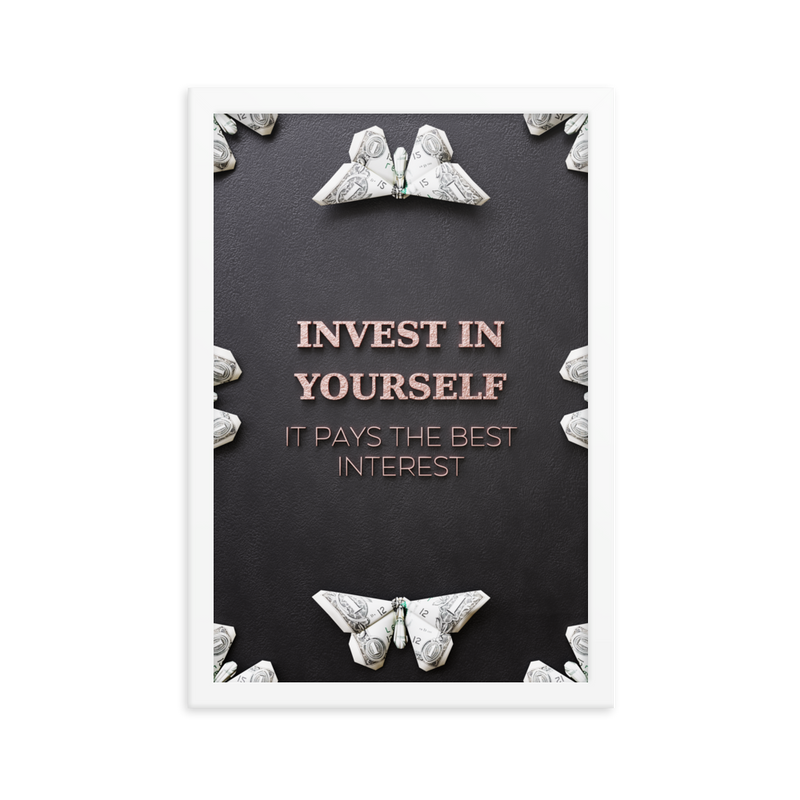 INSPIRATIONAL MONEY QUOTES WALL ART №5