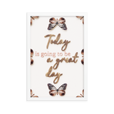 Today is going to be great day quotes wall art