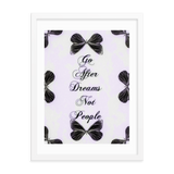 INSPIRATIONAL QUOTES FRAMED POSTER