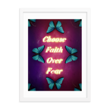 choose faith over fear quotes art