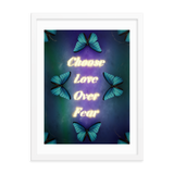 Choose love over fear quotes art