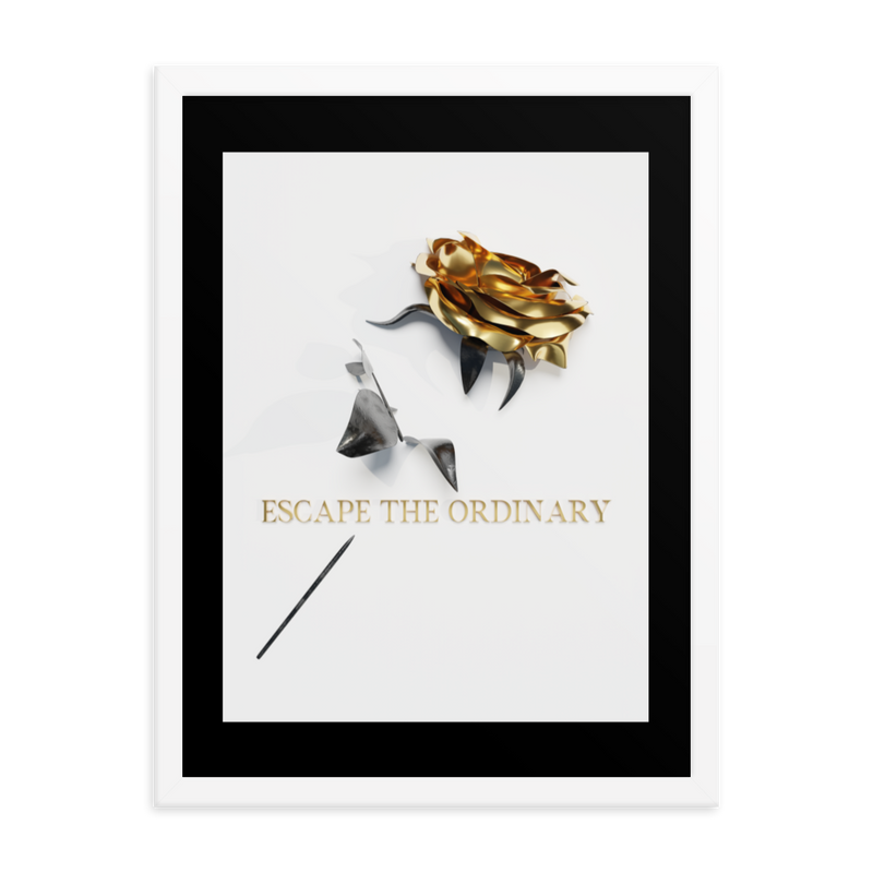 escape the ordinary quotes wall art