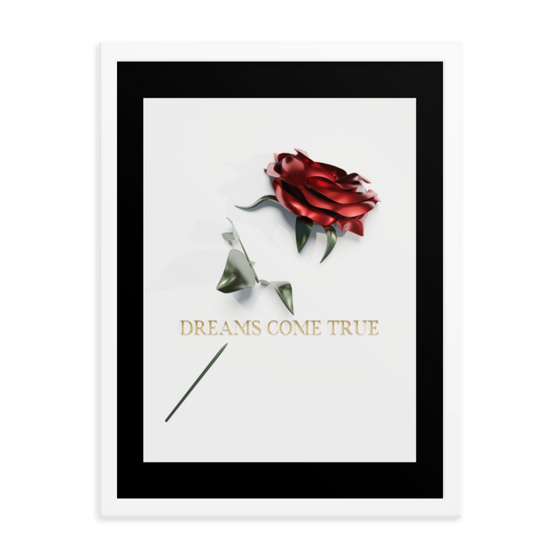 dreams come true quotes wall art