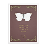 BUTTERFLY INSPIRATIONAL QUOTES WALL ART