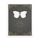 BUTTERFLY INSPIRATIONAL QUOTES WALL ART