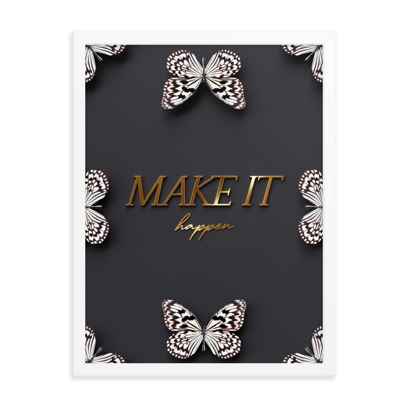 MAKE IT HAPPEN QUOTE (black)