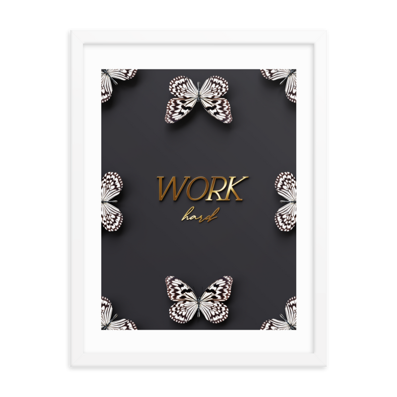 WORK HARD QUOTE (BLACK)