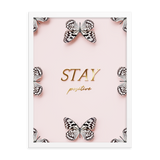 stay positive quote (pink)