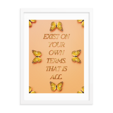 MOTIVATIONAL LIFE QUOTE WALL ART POSTER