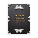 Inspirational Money Quotes Wall Art №5