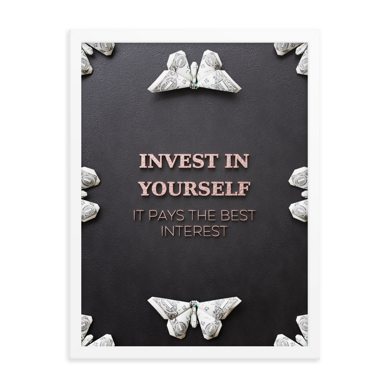 INSPIRATIONAL MONEY QUOTES WALL ART №5