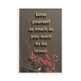 LOVE YOURSELF QUOTES HOME DECOR