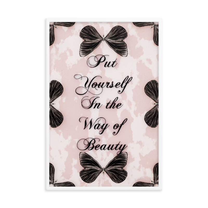 INSPIRATIONAL QUOTES FRAMED POSTER