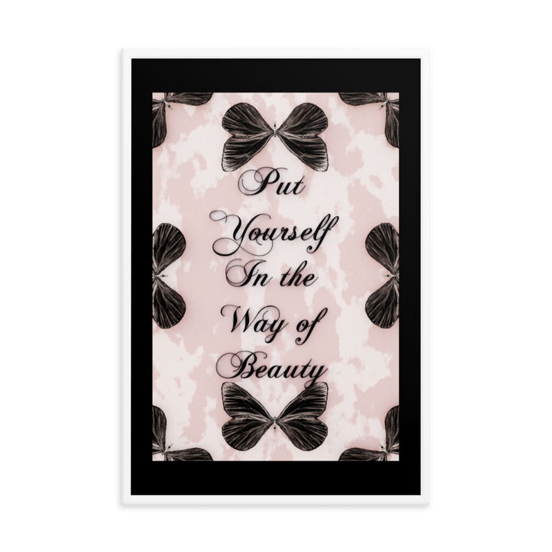 INSPIRATIONAL QUOTES FRAMED POSTER