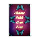 choose faith over fear quotes art