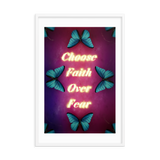 choose faith over fear quotes art