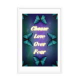 Choose love over fear quotes art