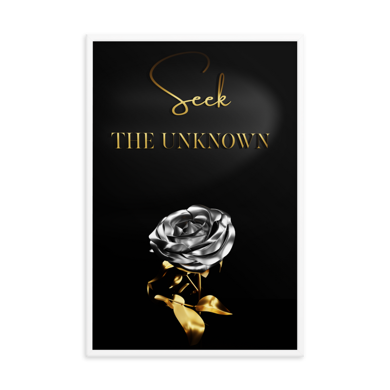 seek the unknown quotes wall art