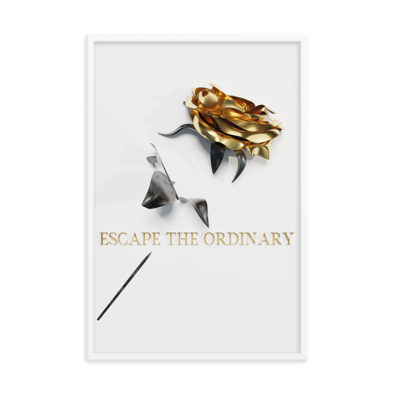 escape the ordinary quotes wall art