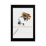 escape the ordinary quotes wall art